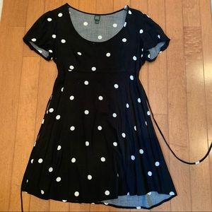 Wild Fable Black & White Polkadot Dress
